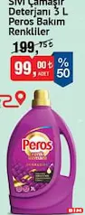 PEROS SIVI ÇAMAŞIR DETERJANI 3 L RENKLİLER